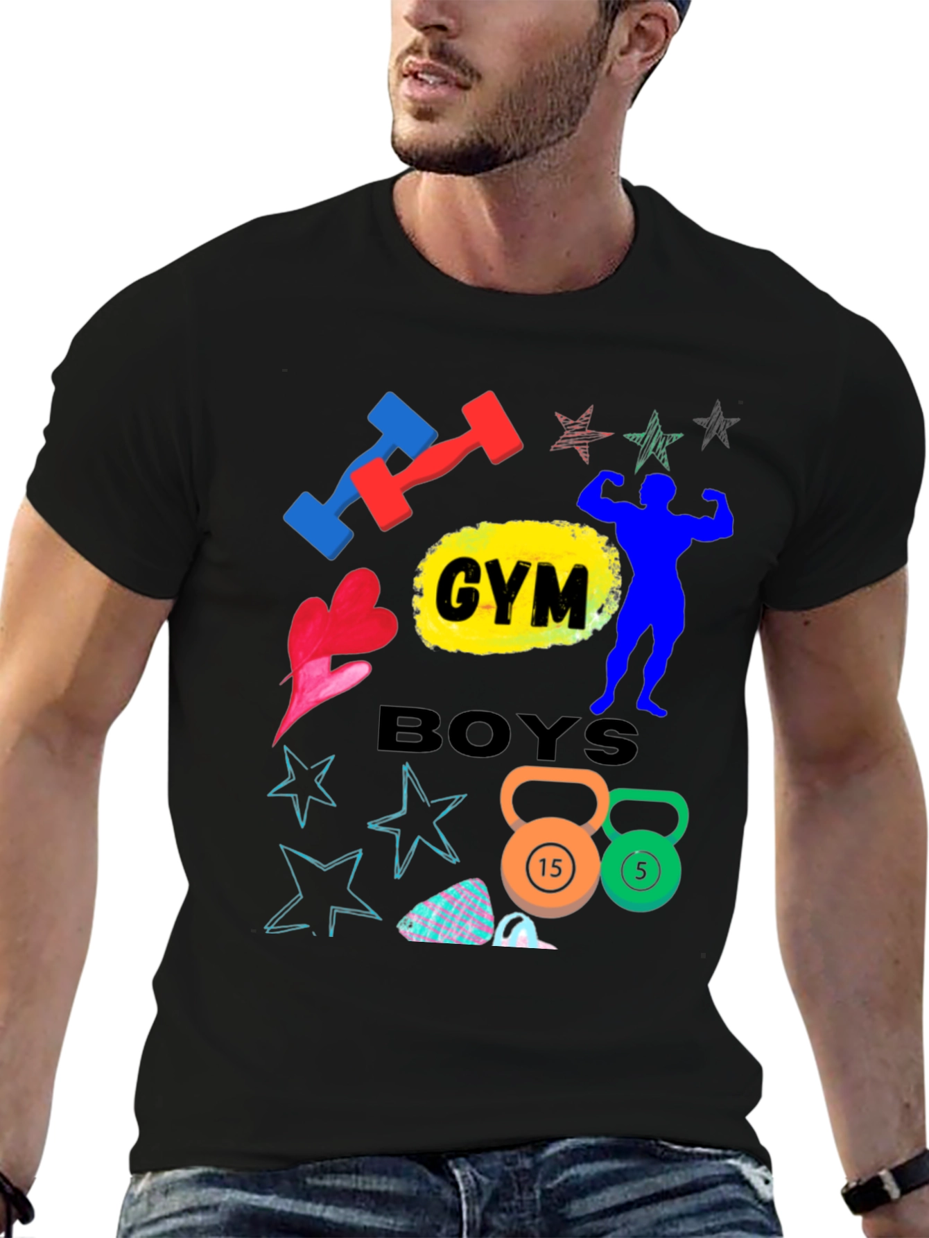Gym Boys Graphic T-Shirt - Workout Apparel