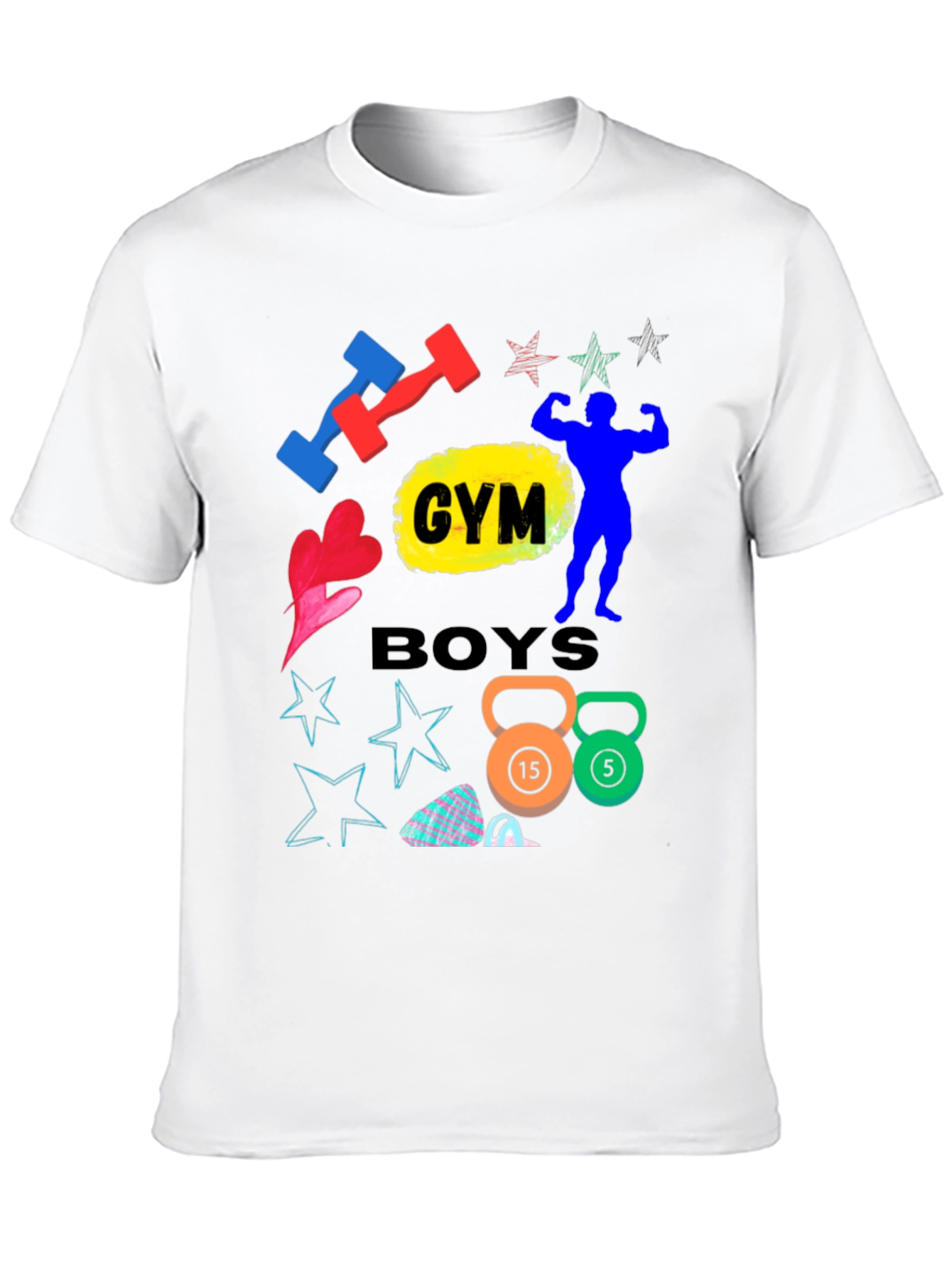Gym Boys Graphic T-Shirt - Workout Apparel