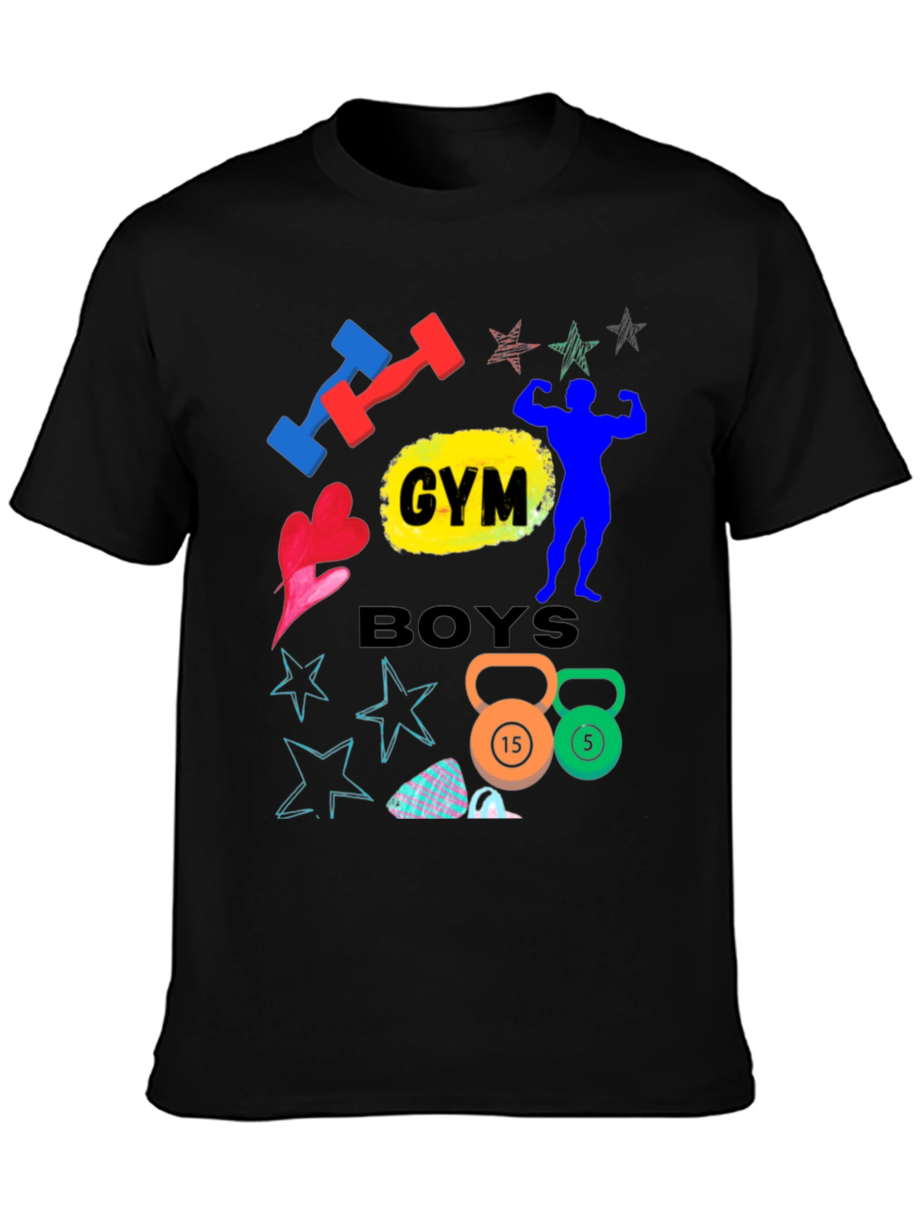 Gym Boys Graphic T-Shirt - Workout Apparel