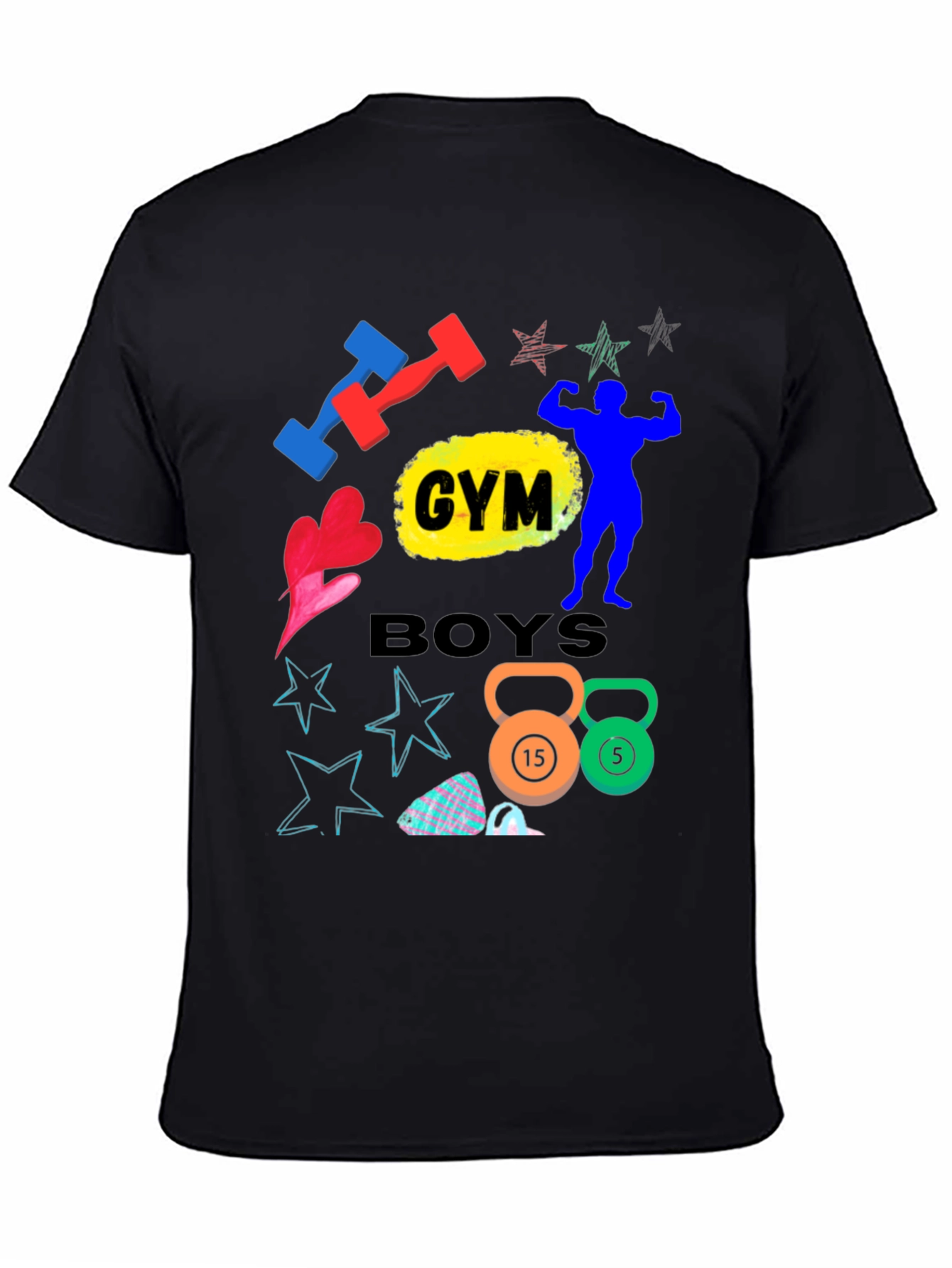 Gym Boys Graphic T-Shirt - Workout Apparel