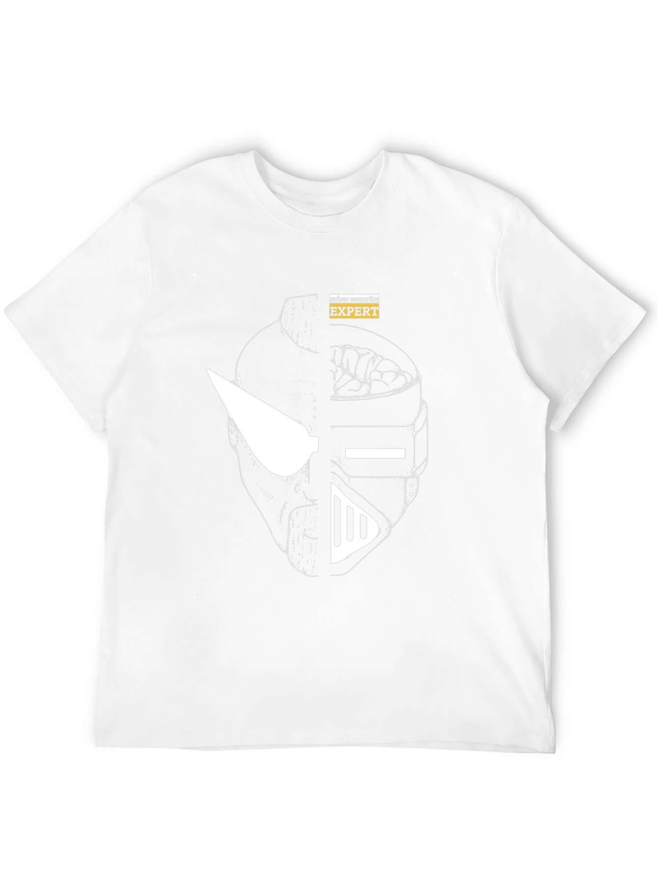 Cyber Security Expert Graphic Tee - Black Cotton Shirt