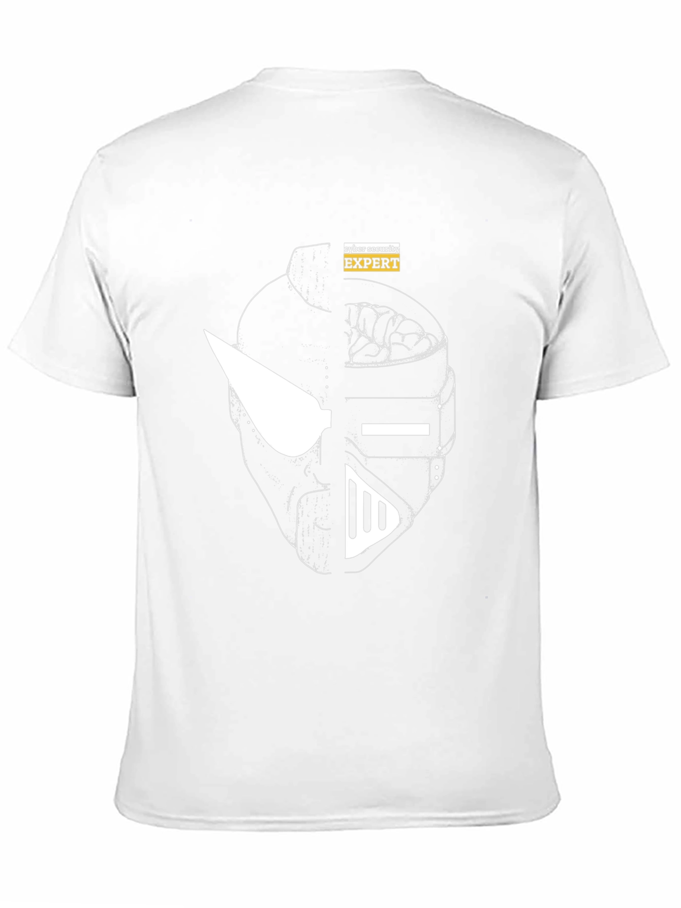 Cyber Security Expert Graphic Tee - Black Cotton Shirt