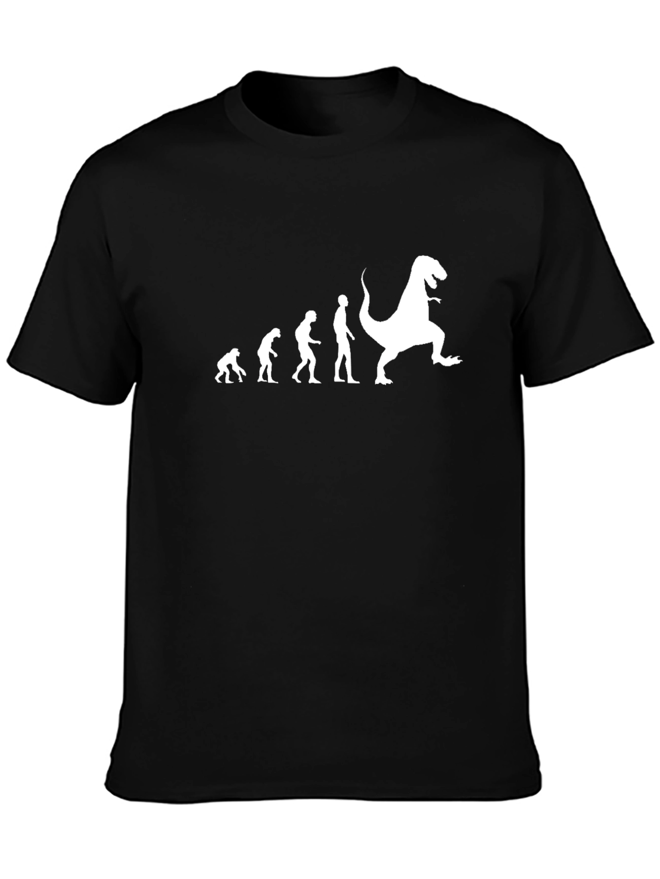 Evolution T-Shirt: From Ape to T-Rex