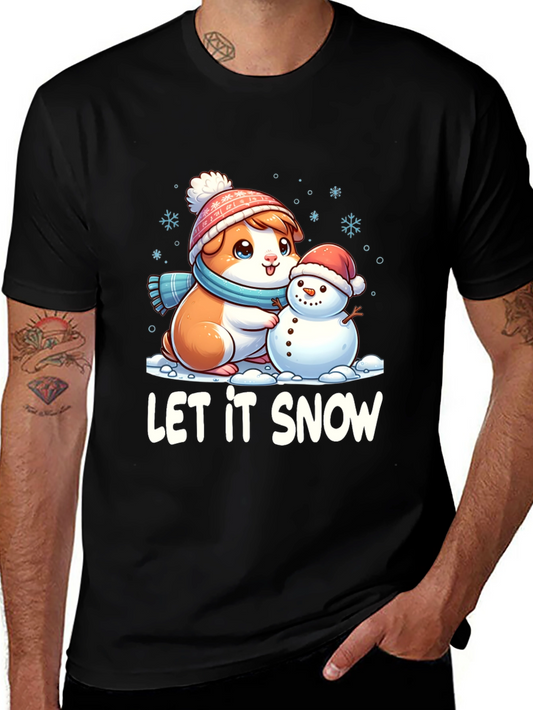 Let It Snow Guinea Pig T-Shirt
