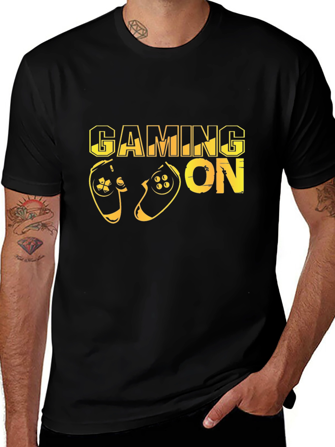 Gaming On T-Shirt - Black Gamer Tee