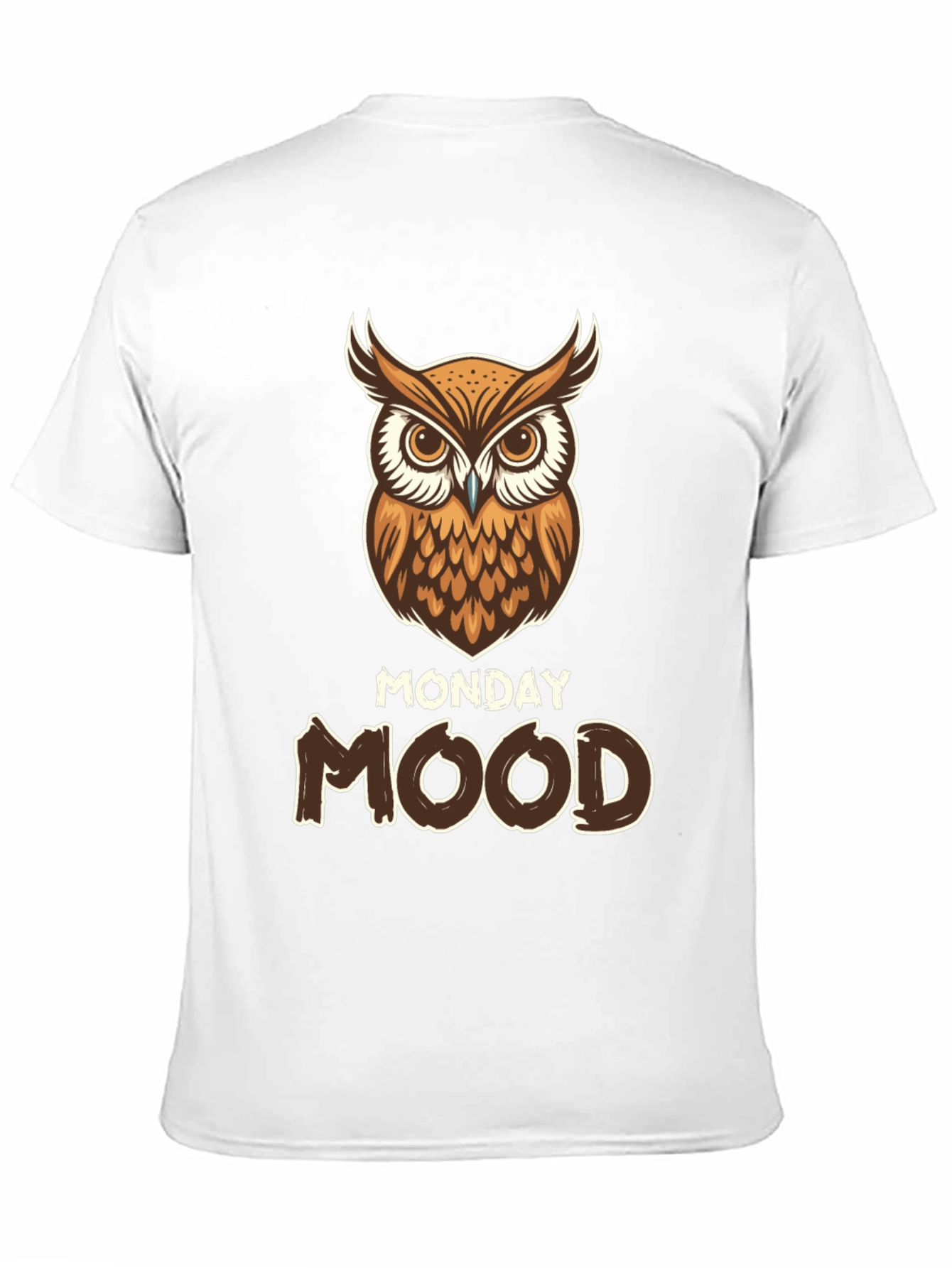 Monday Mood Owl Graphic T-Shirt