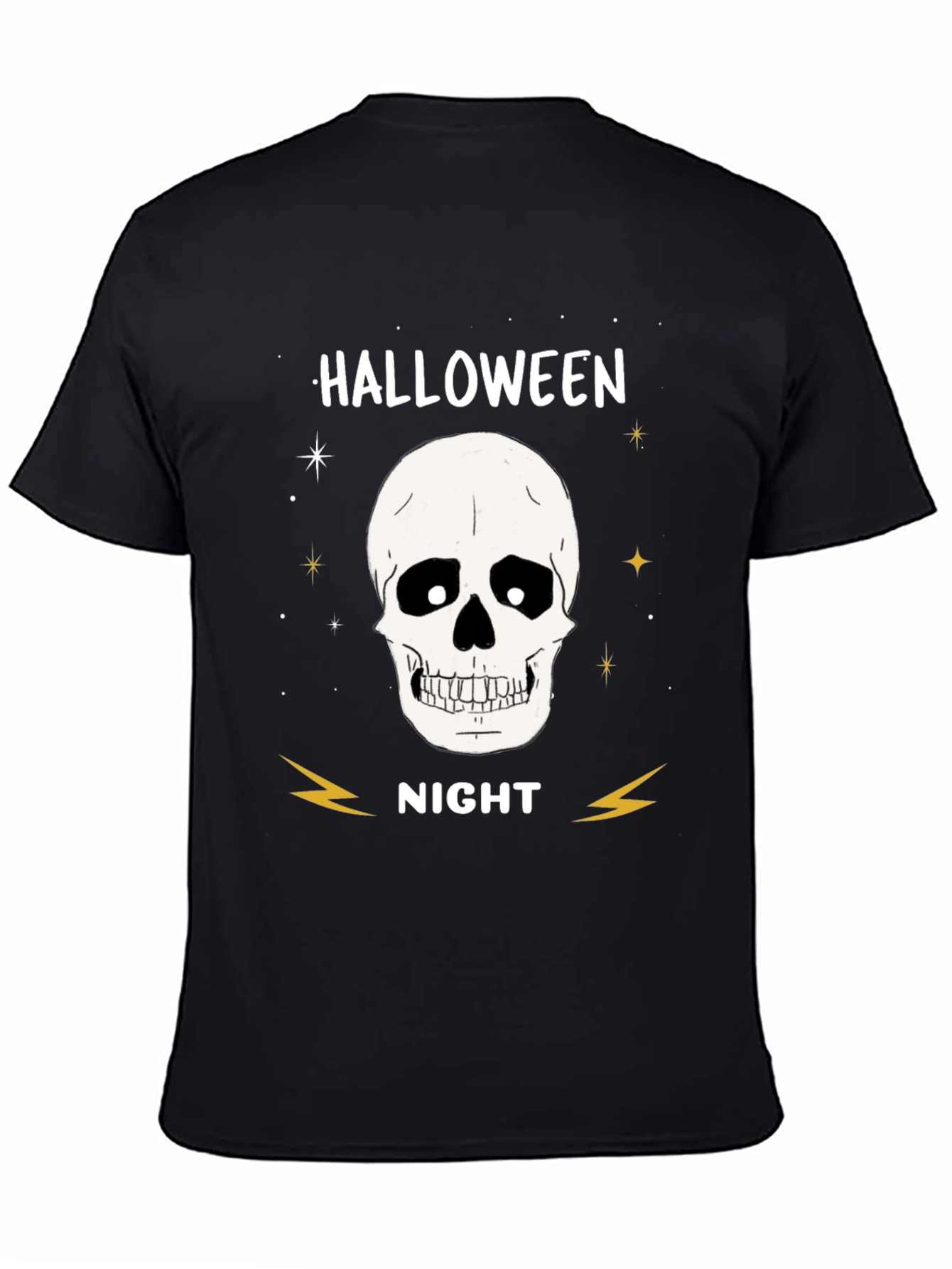 Halloween Night Skull Graphic Tee