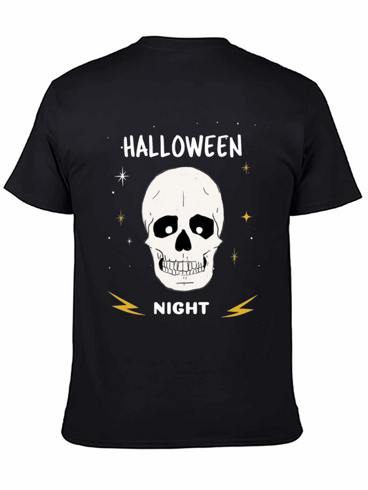 Halloween Night Skull Graphic Tee