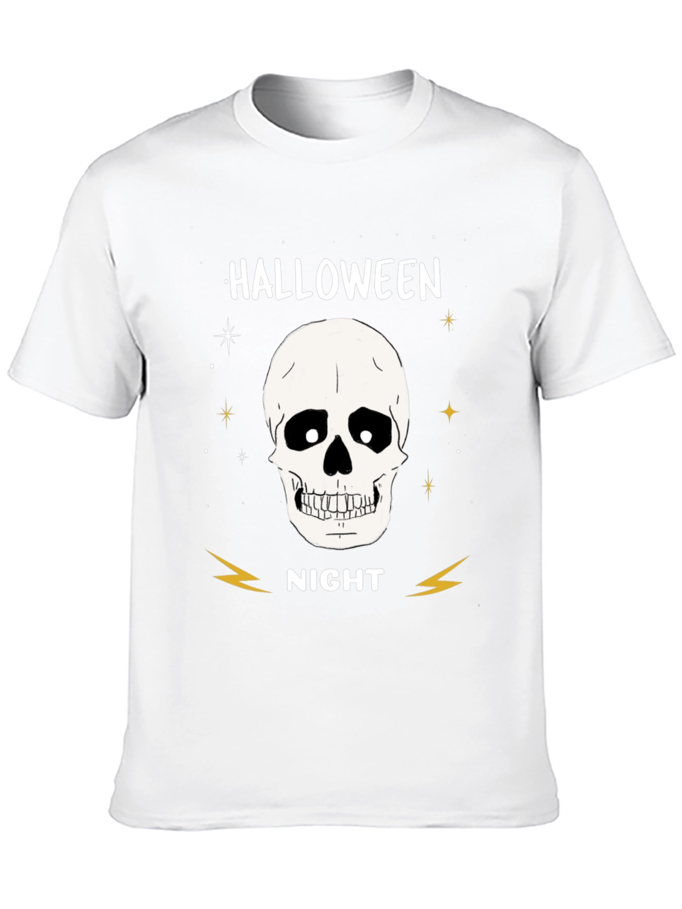 Halloween Night Skull Graphic Tee