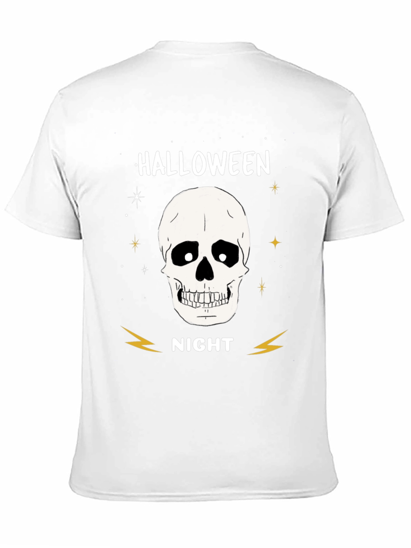 Halloween Night Skull Graphic Tee
