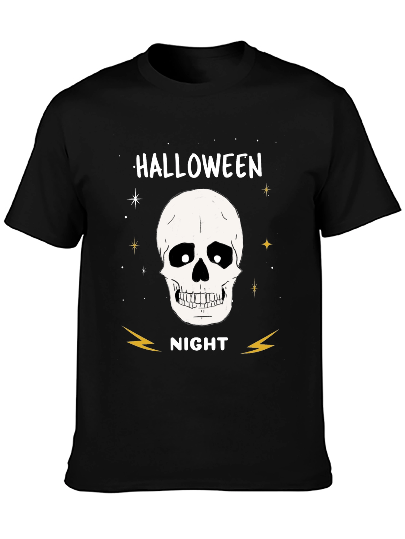 Halloween Night Skull Graphic Tee