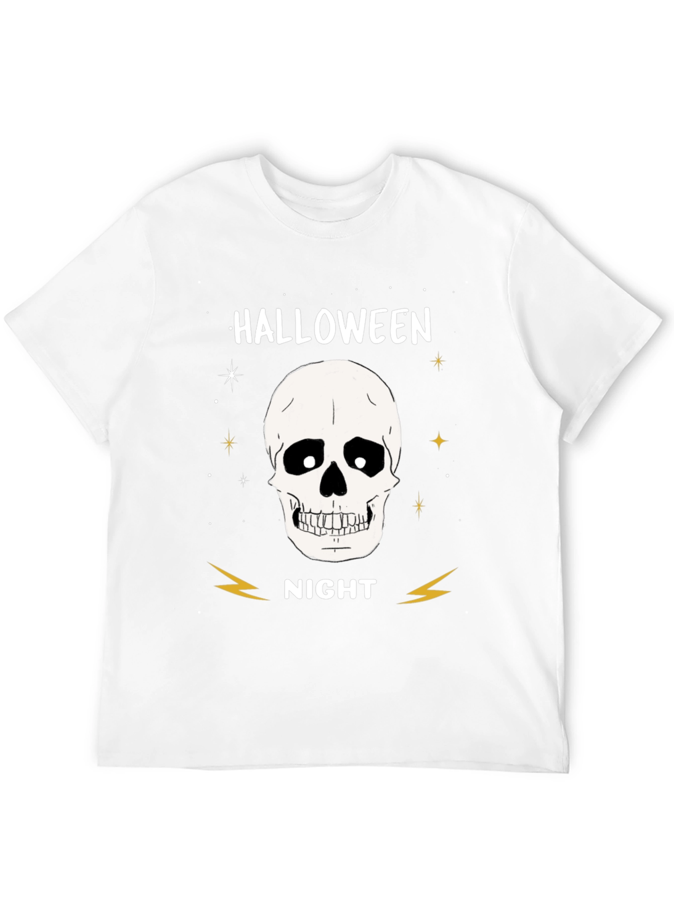 Halloween Night Skull Graphic Tee