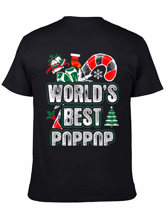 Worlds Best Poppop Holiday T-Shirt