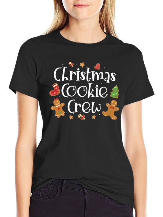 Christmas Cookie Crew T-Shirt Festive Holiday Tee