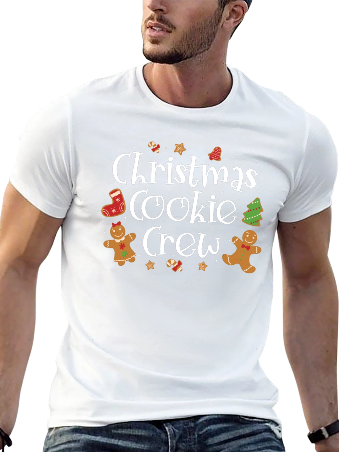 Christmas Cookie Crew T-Shirt Festive Holiday Tee