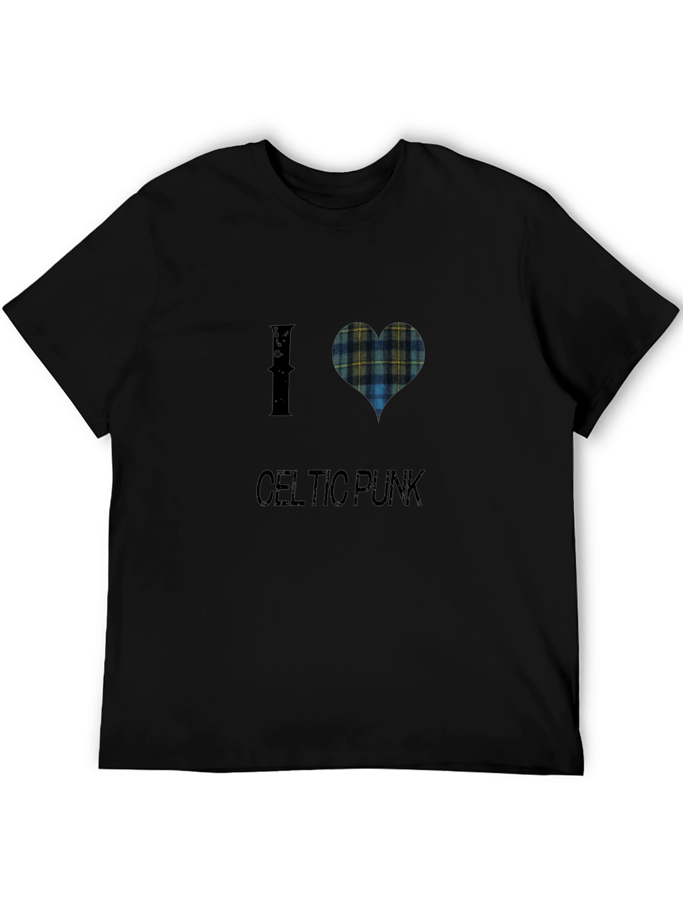 I Love Celtic Punk T-Shirt - Black