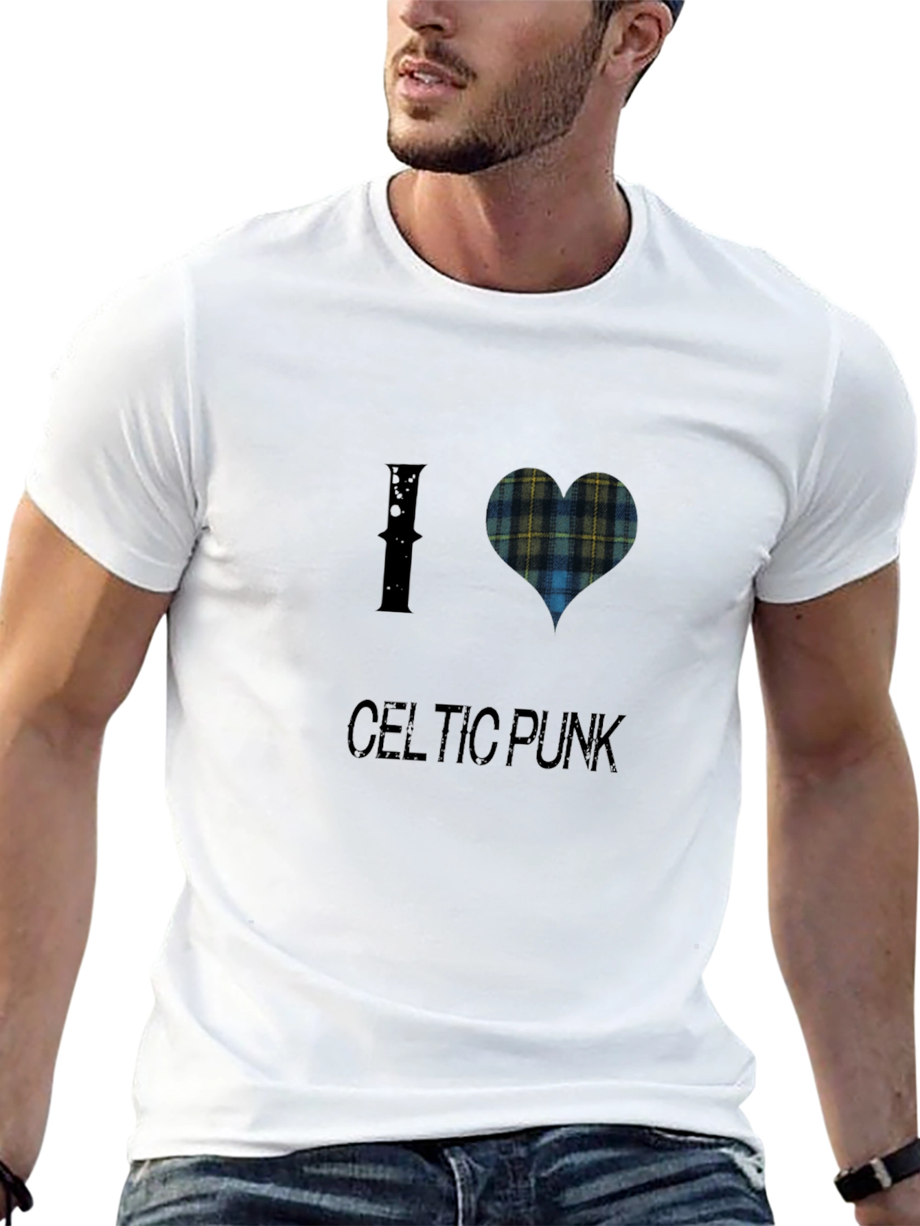 I Love Celtic Punk T-Shirt - Black
