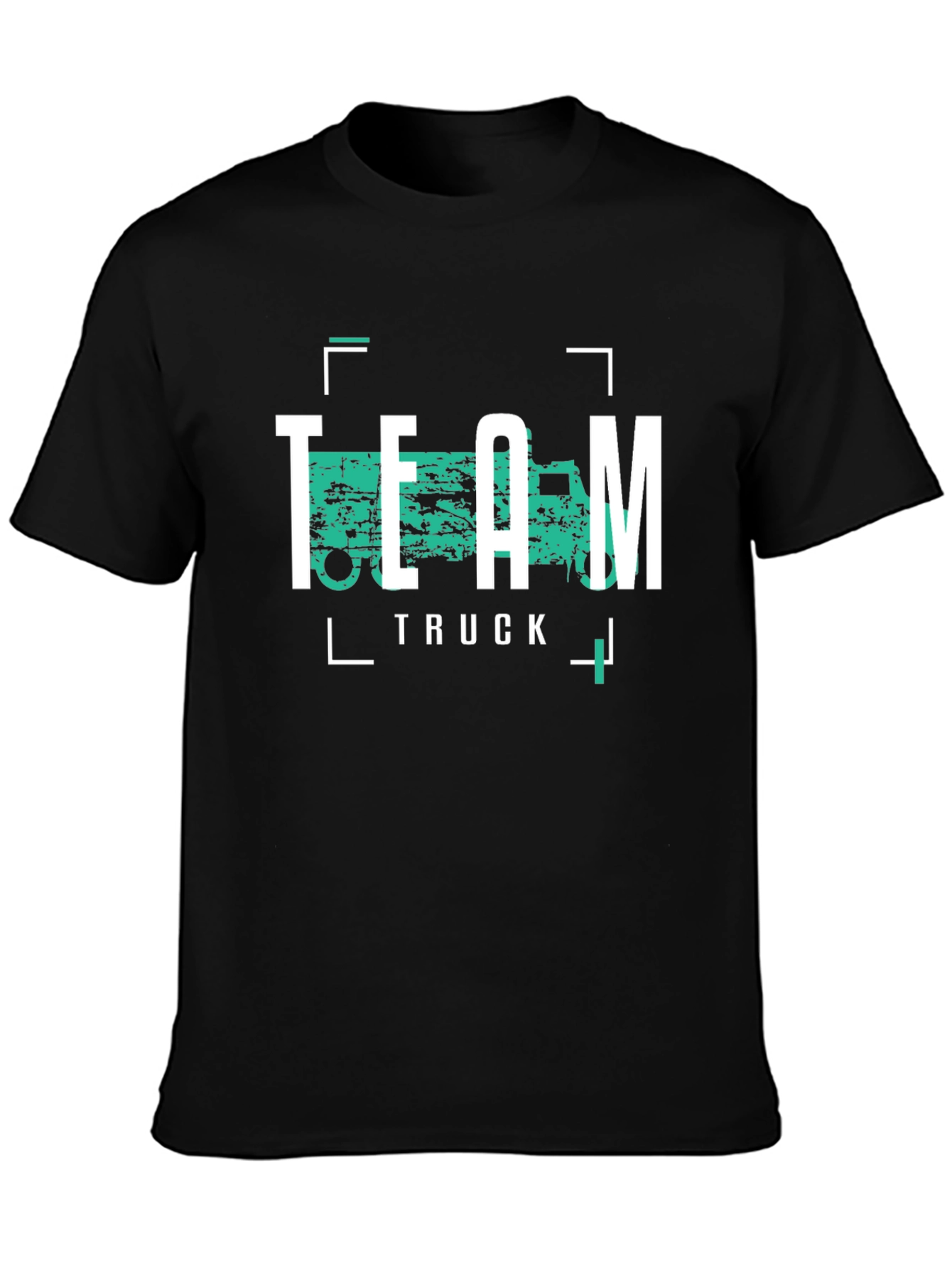 Team Truck Graphic Tee - Cool Black T-Shirt
