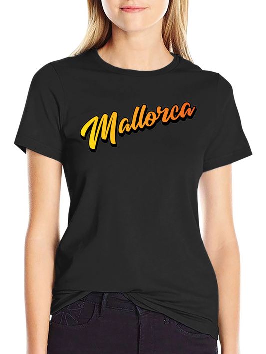 Mallorca Graphic Tee - Stylish Black T-Shirt