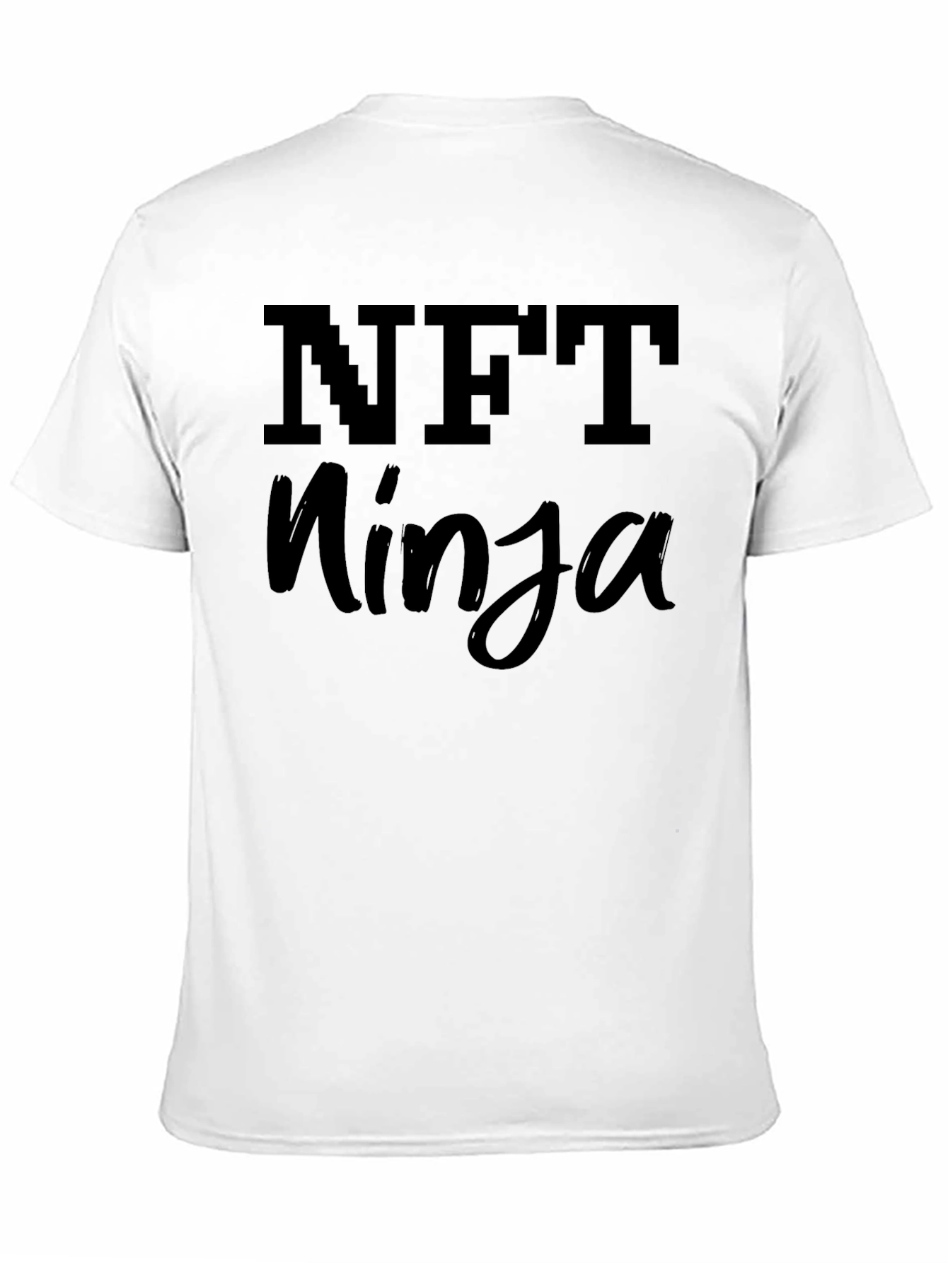 NFT Ninja Black T-Shirt - Crypto Art Fan Apparel