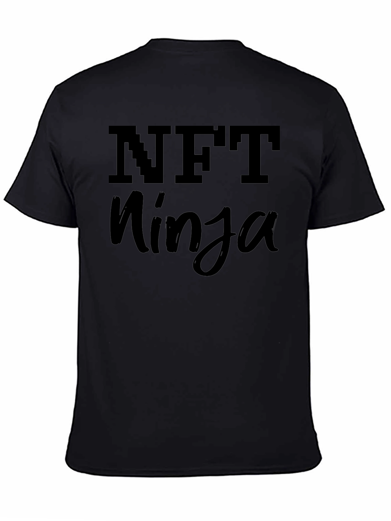 NFT Ninja Black T-Shirt - Crypto Art Fan Apparel