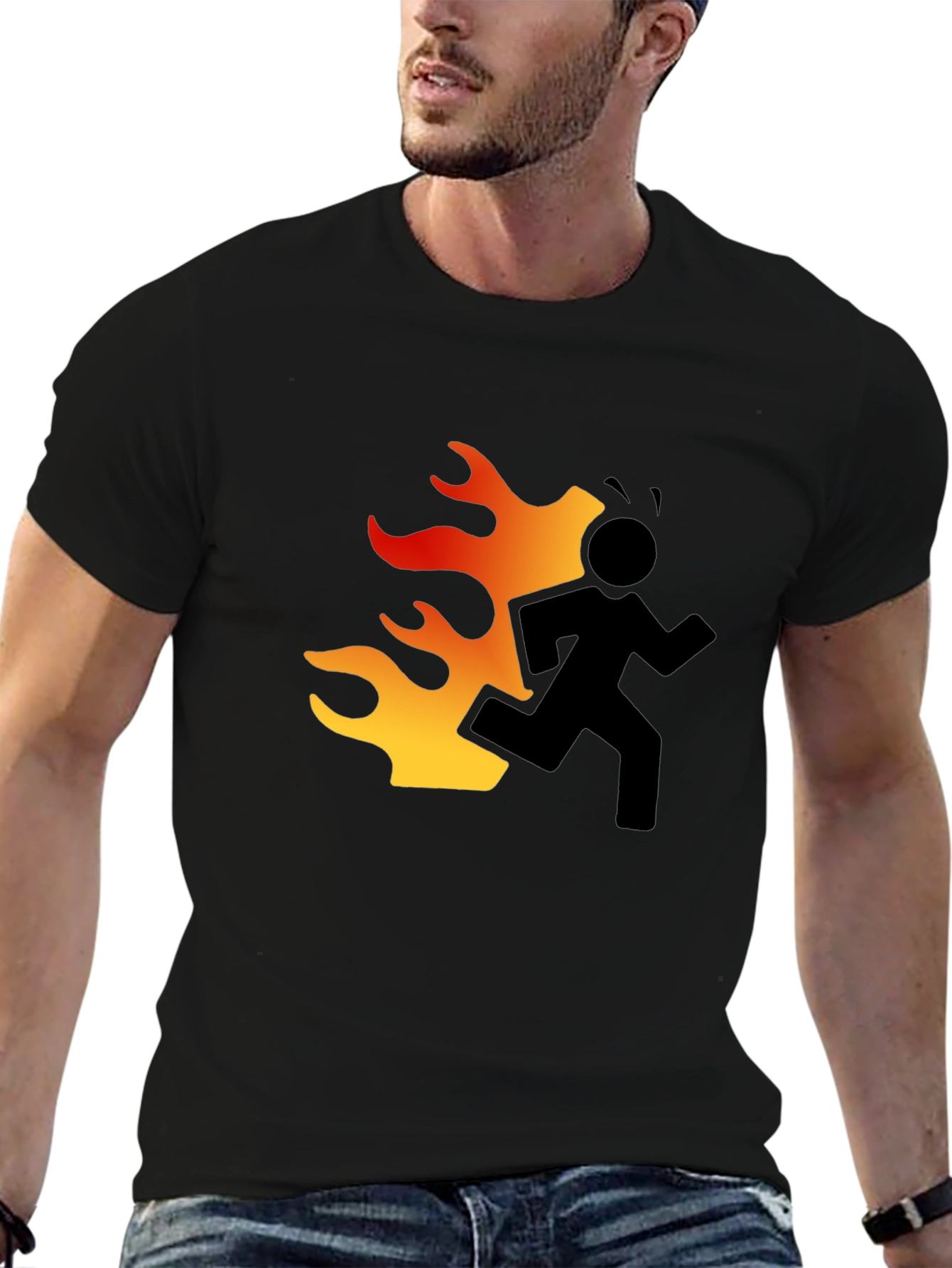 Flame Runner Graphic T-Shirt