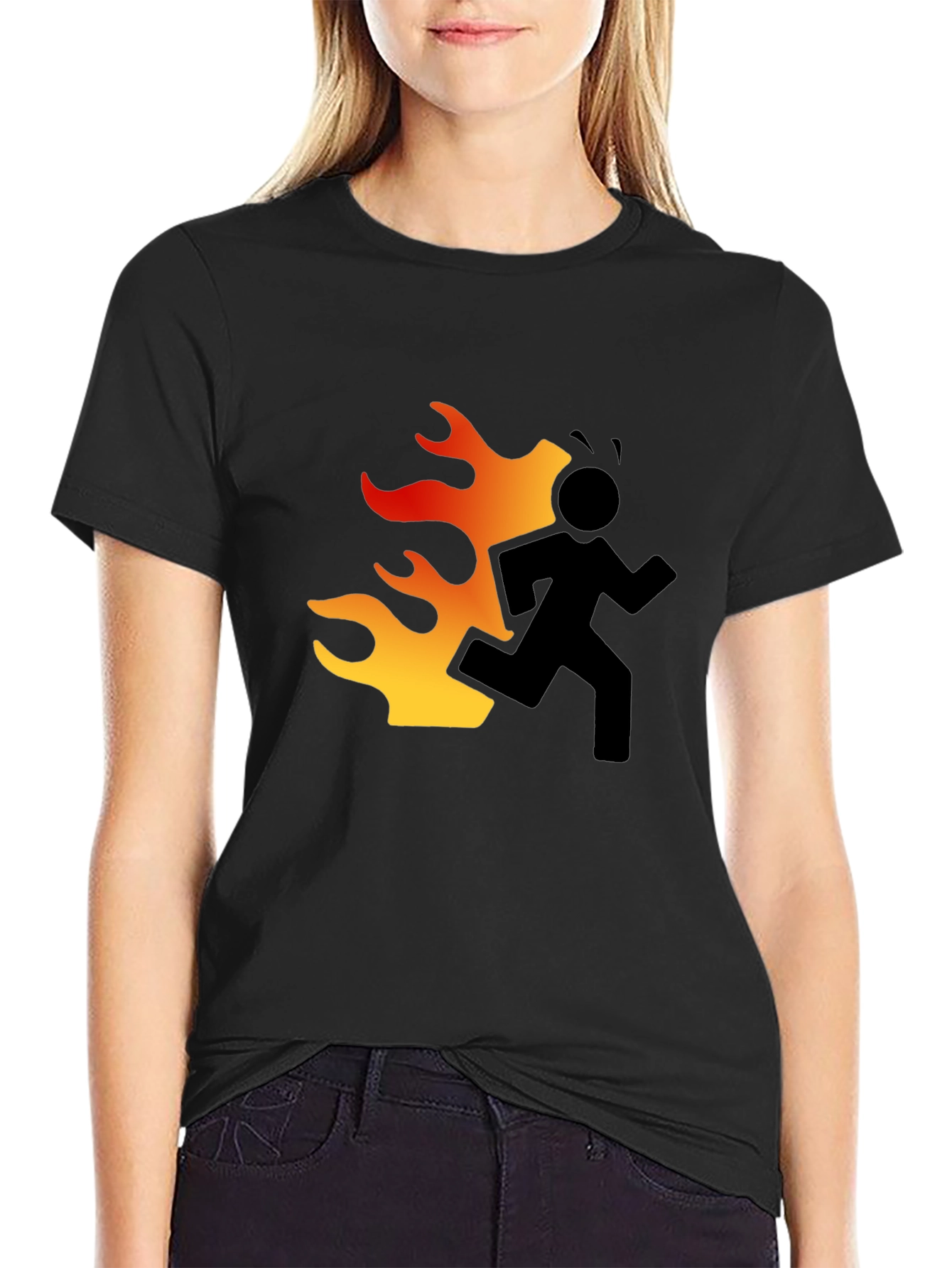 Flame Runner Graphic T-Shirt
