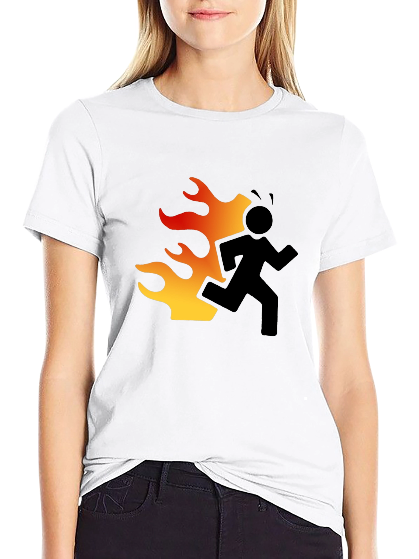 Flame Runner Graphic T-Shirt