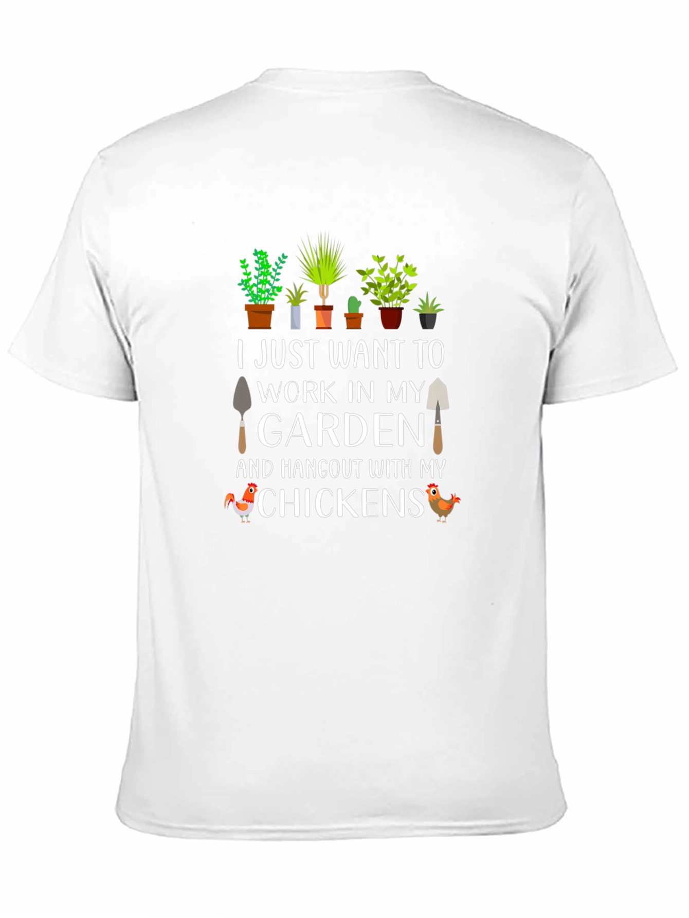Gardening & Chickens Graphic Tee