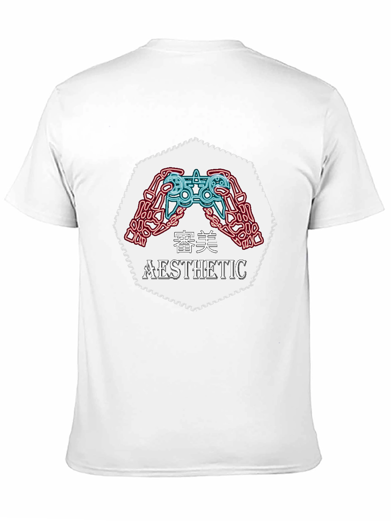 Aesthetic Gamer Graphic Tee - Black