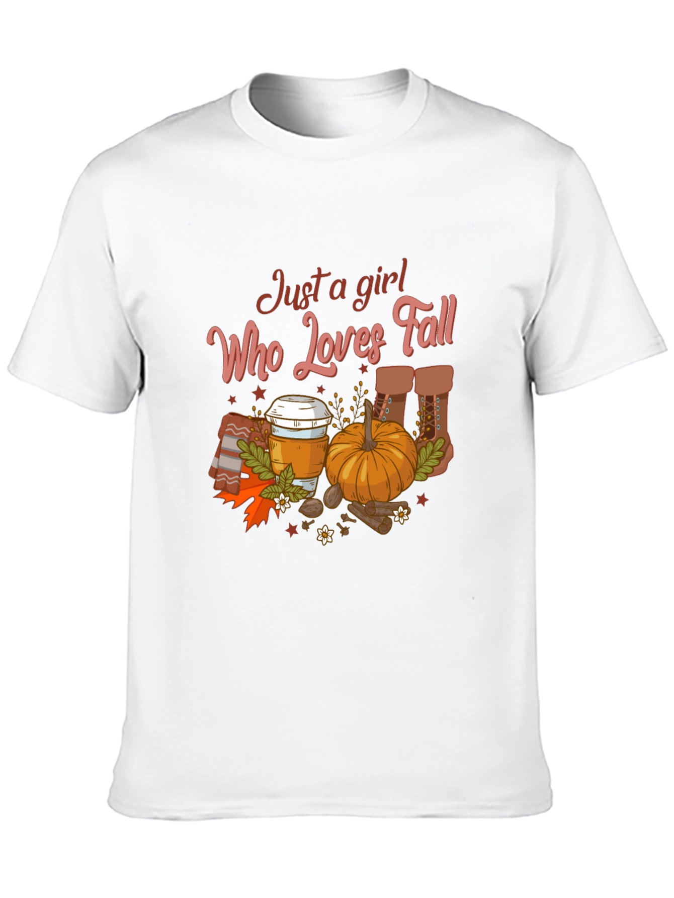Just a Girl Who Loves Fall T-Shirt