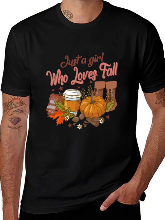 Just a Girl Who Loves Fall T-Shirt