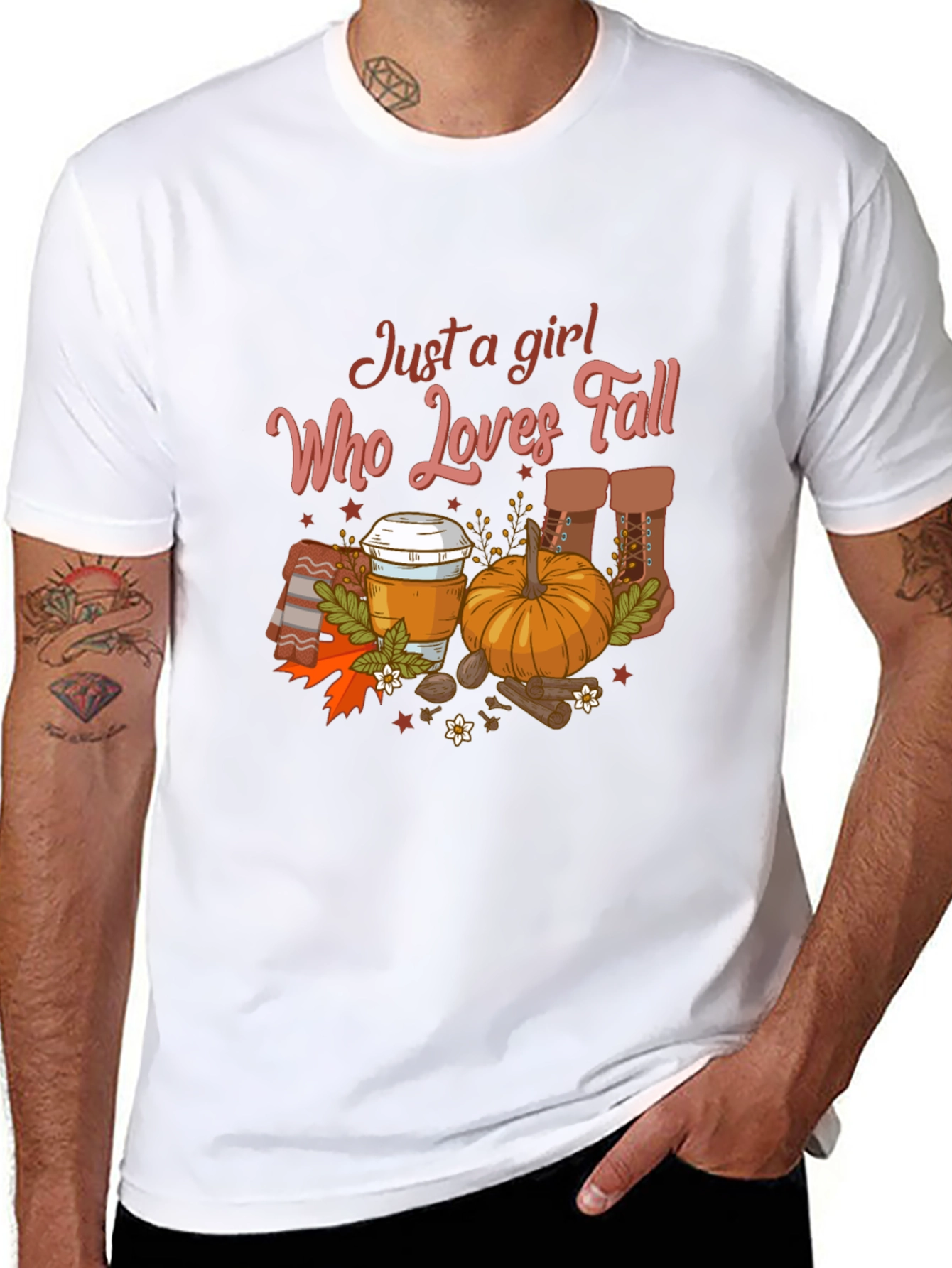 Just a Girl Who Loves Fall T-Shirt
