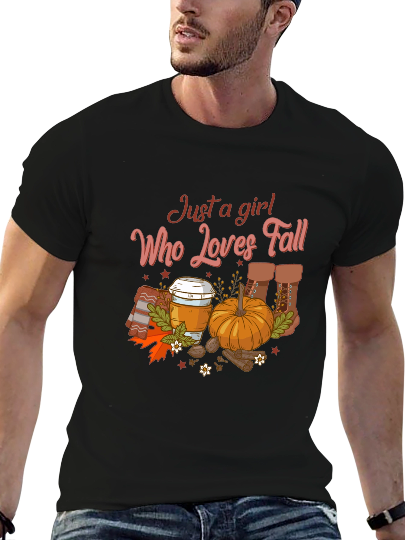 Just a Girl Who Loves Fall T-Shirt