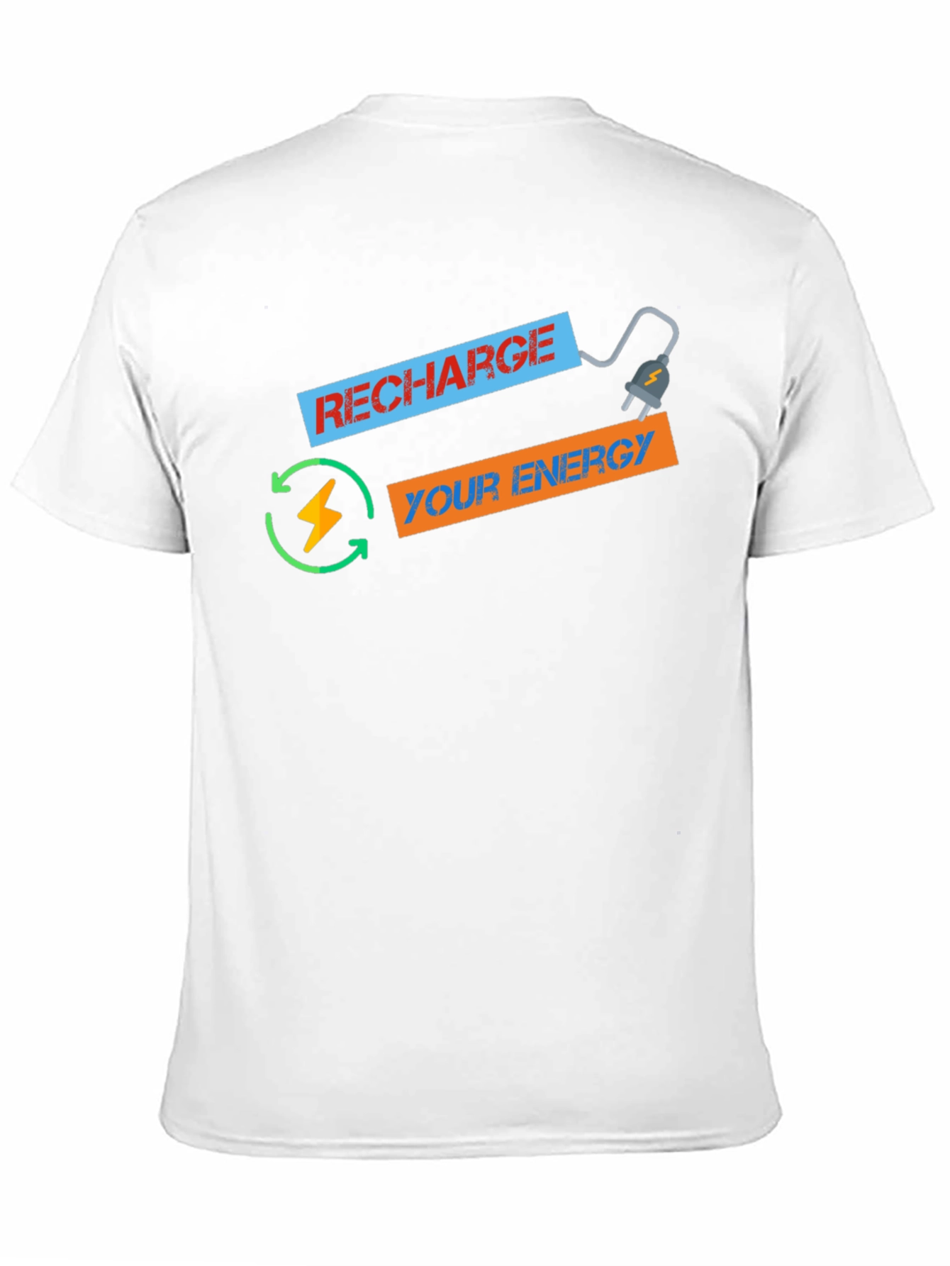 Recharge Your Energy Graphic T-Shirt