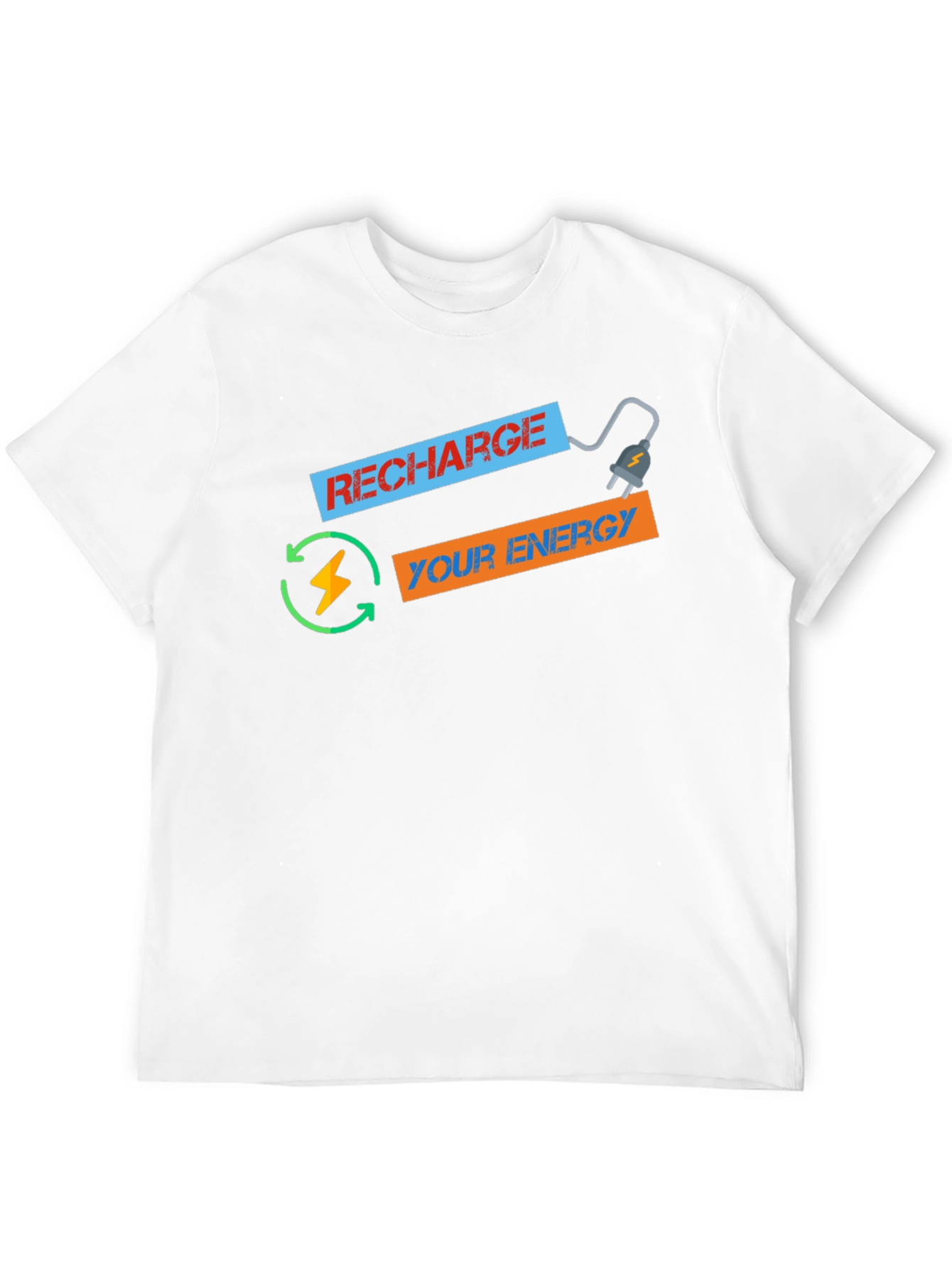 Recharge Your Energy Graphic T-Shirt