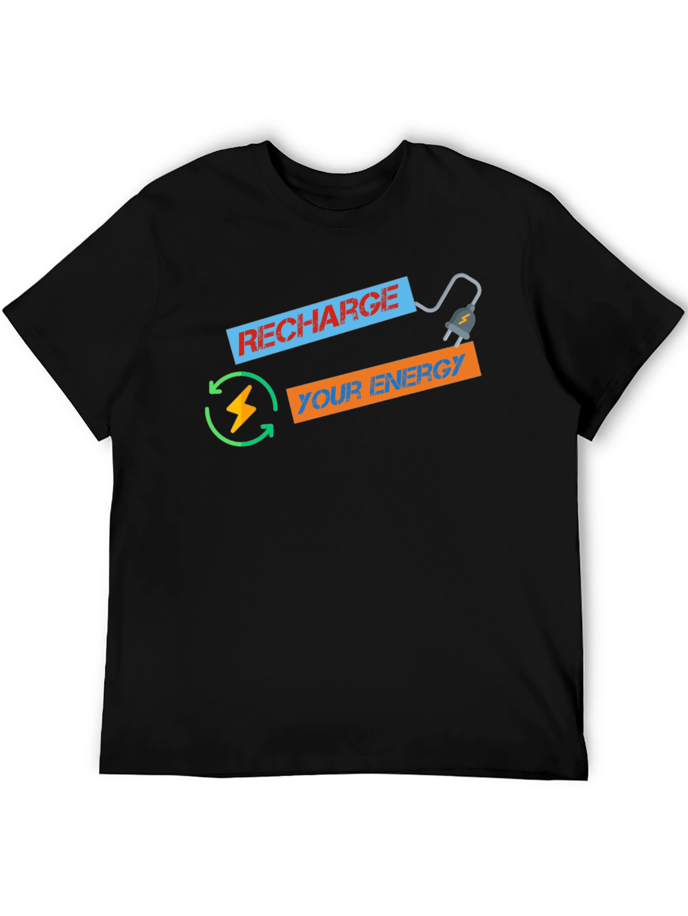 Recharge Your Energy Graphic T-Shirt