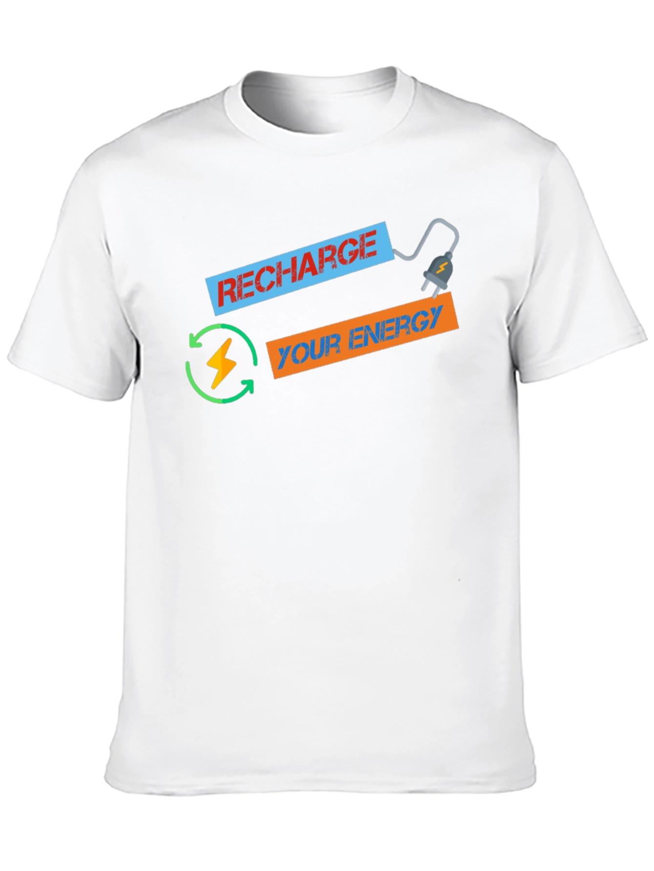 Recharge Your Energy Graphic T-Shirt