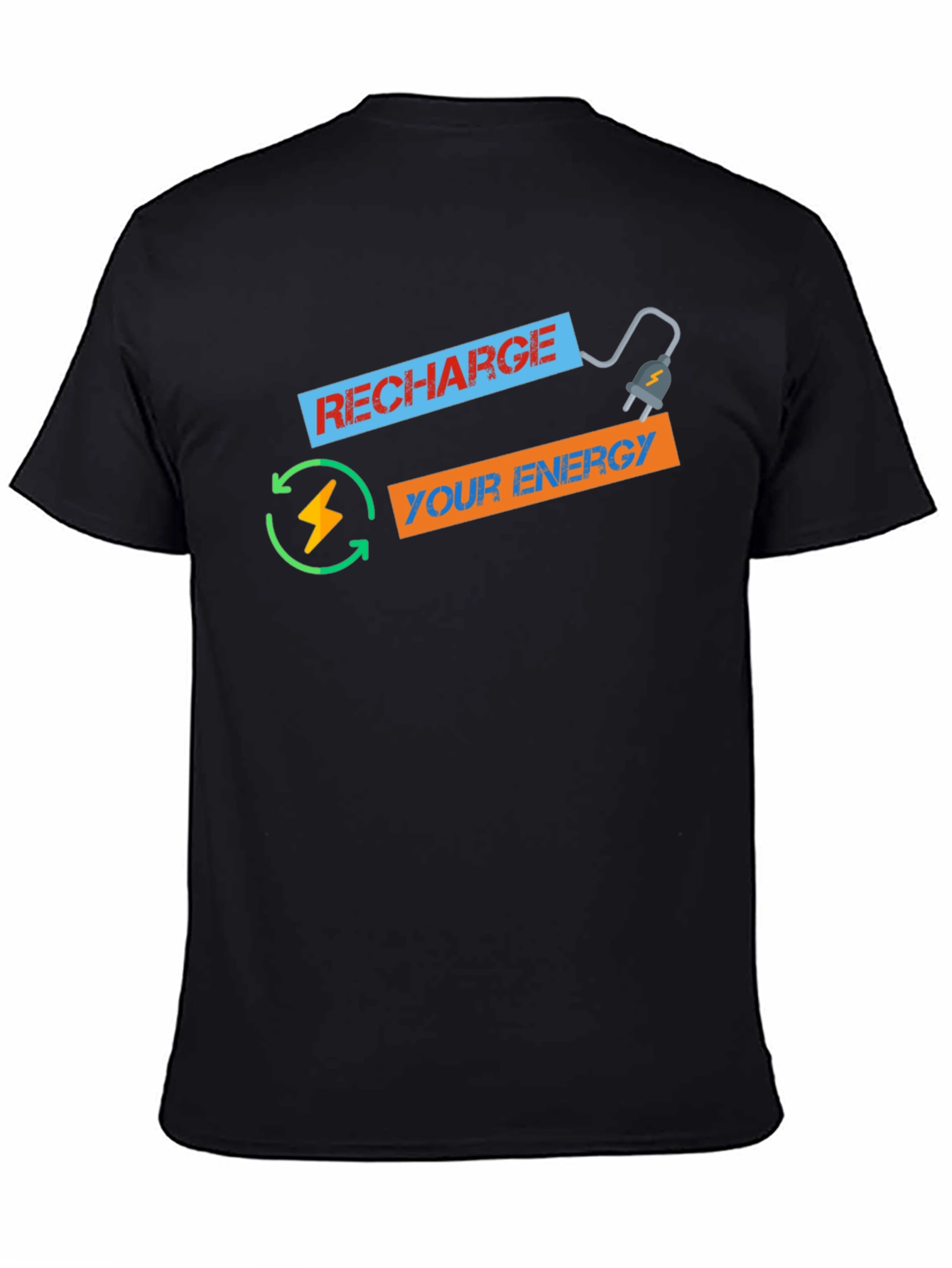 Recharge Your Energy Graphic T-Shirt