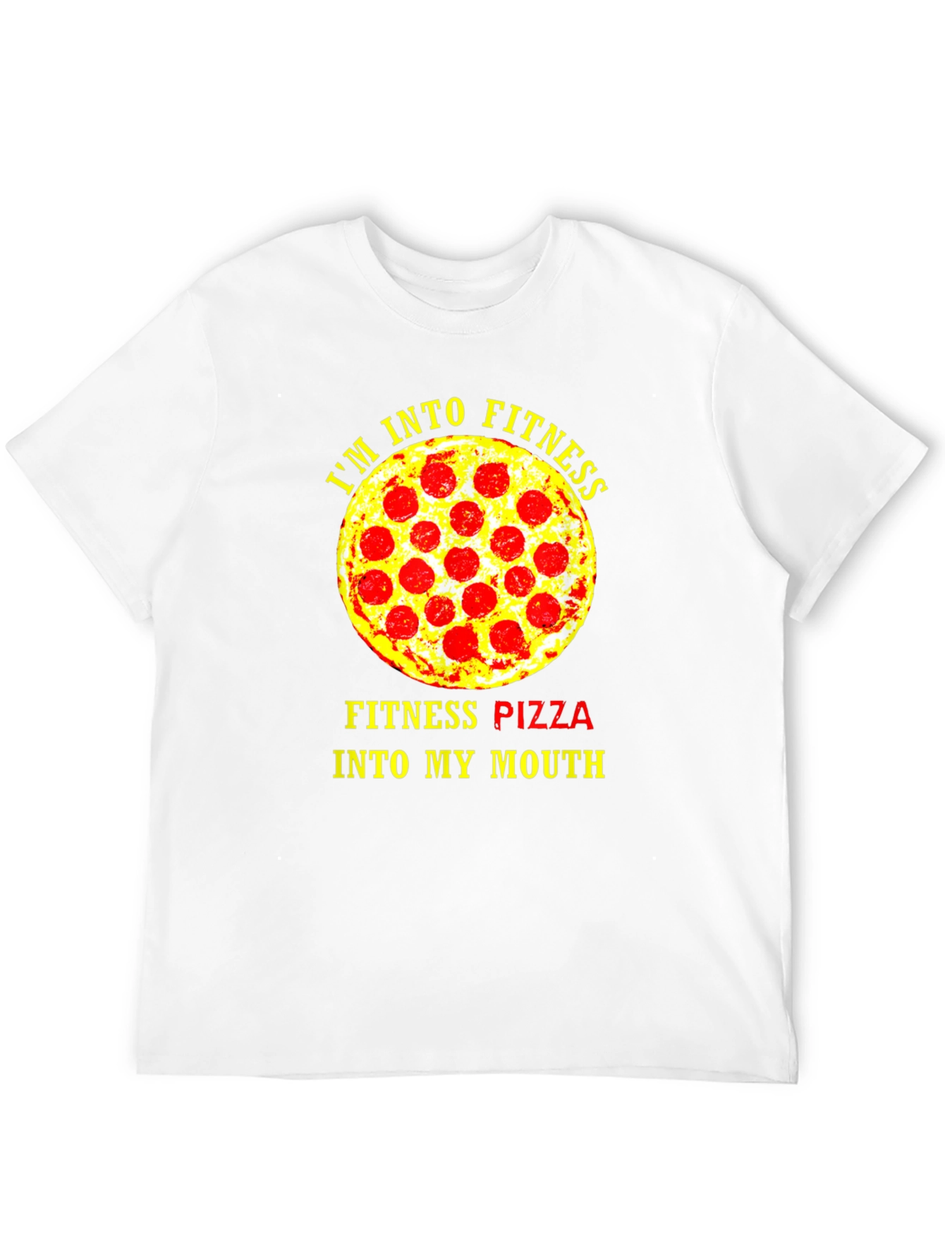 Fitness Pizza T-Shirt - Funny Gym Workout Tee