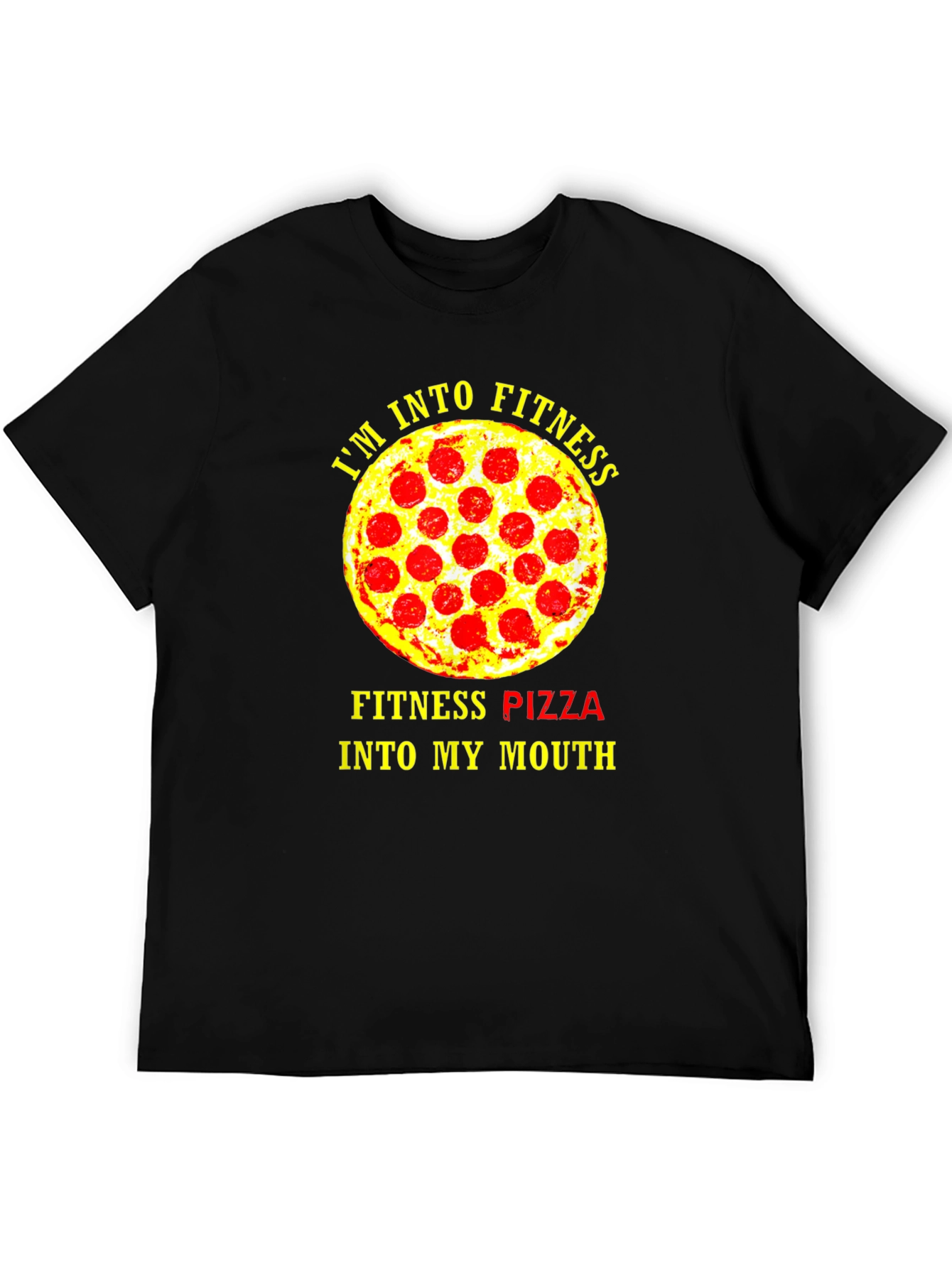 Fitness Pizza T-Shirt - Funny Gym Workout Tee