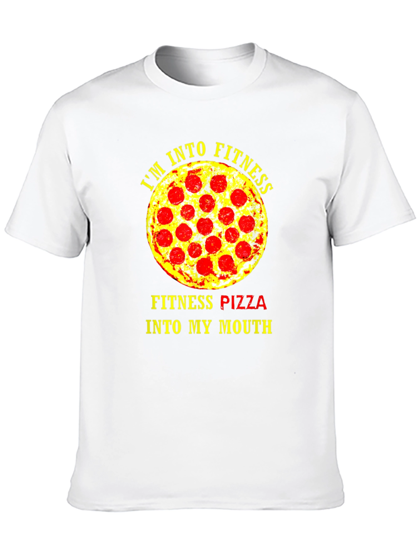 Fitness Pizza T-Shirt - Funny Gym Workout Tee