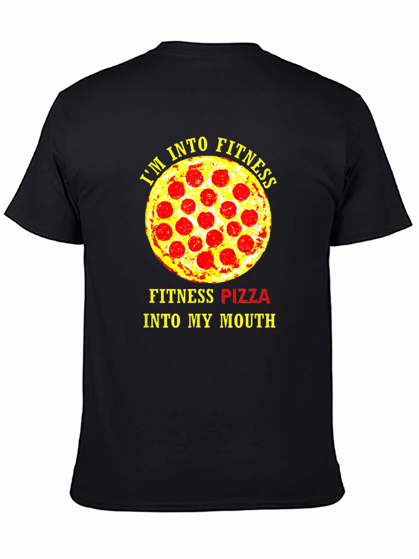 Fitness Pizza T-Shirt - Funny Gym Workout Tee