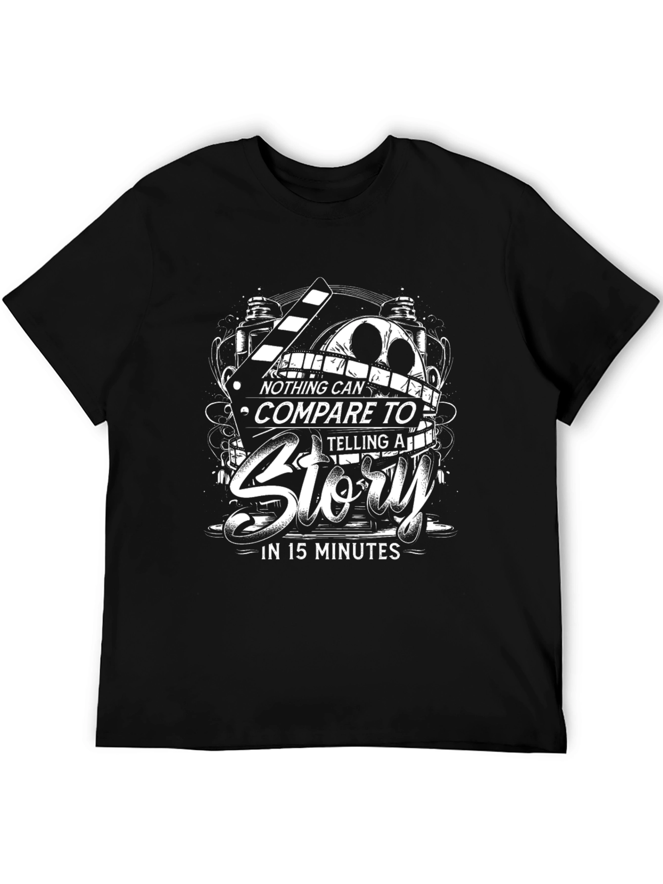 Movie Story Teller Black T-Shirt