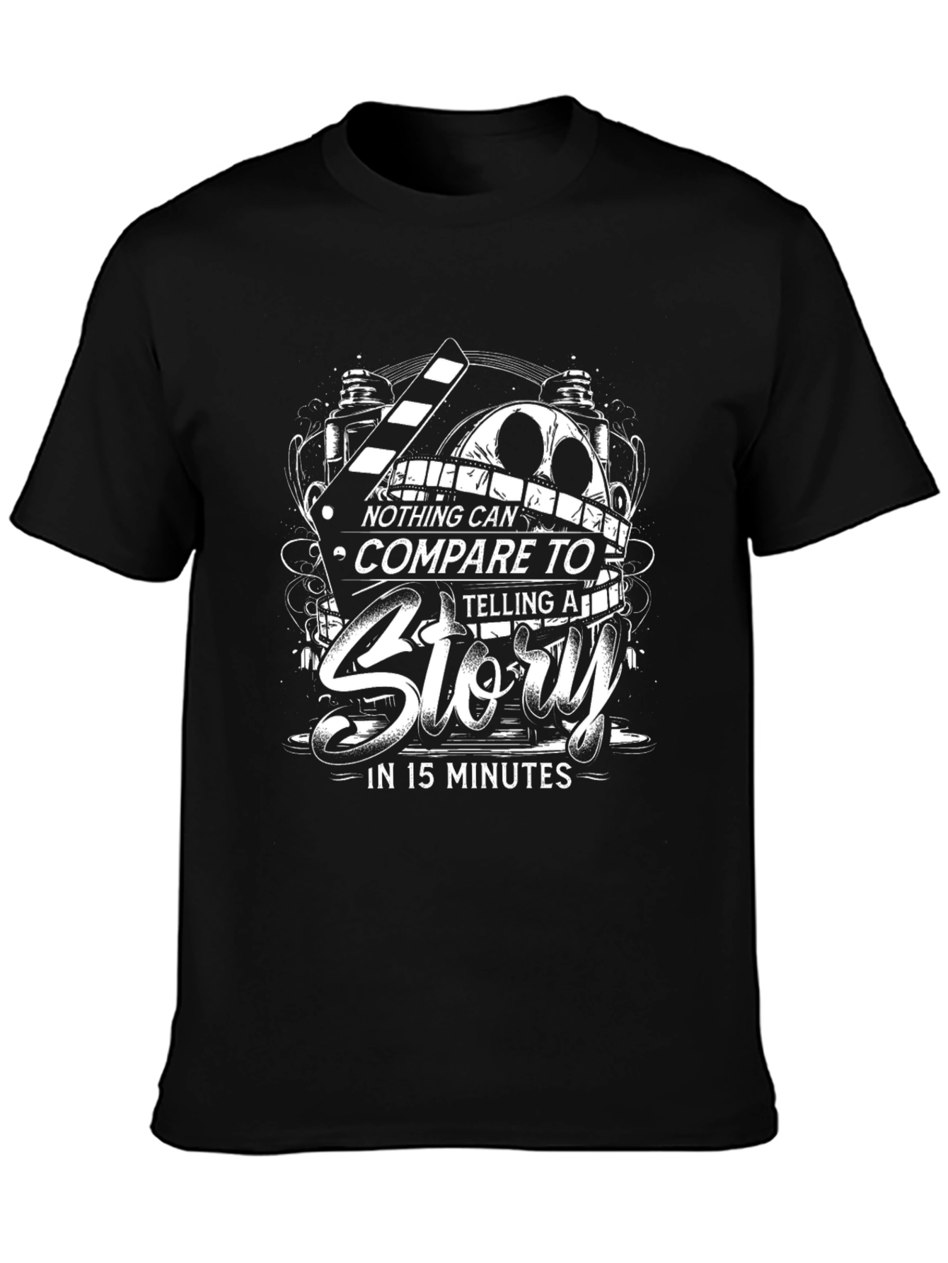 Movie Story Teller Black T-Shirt