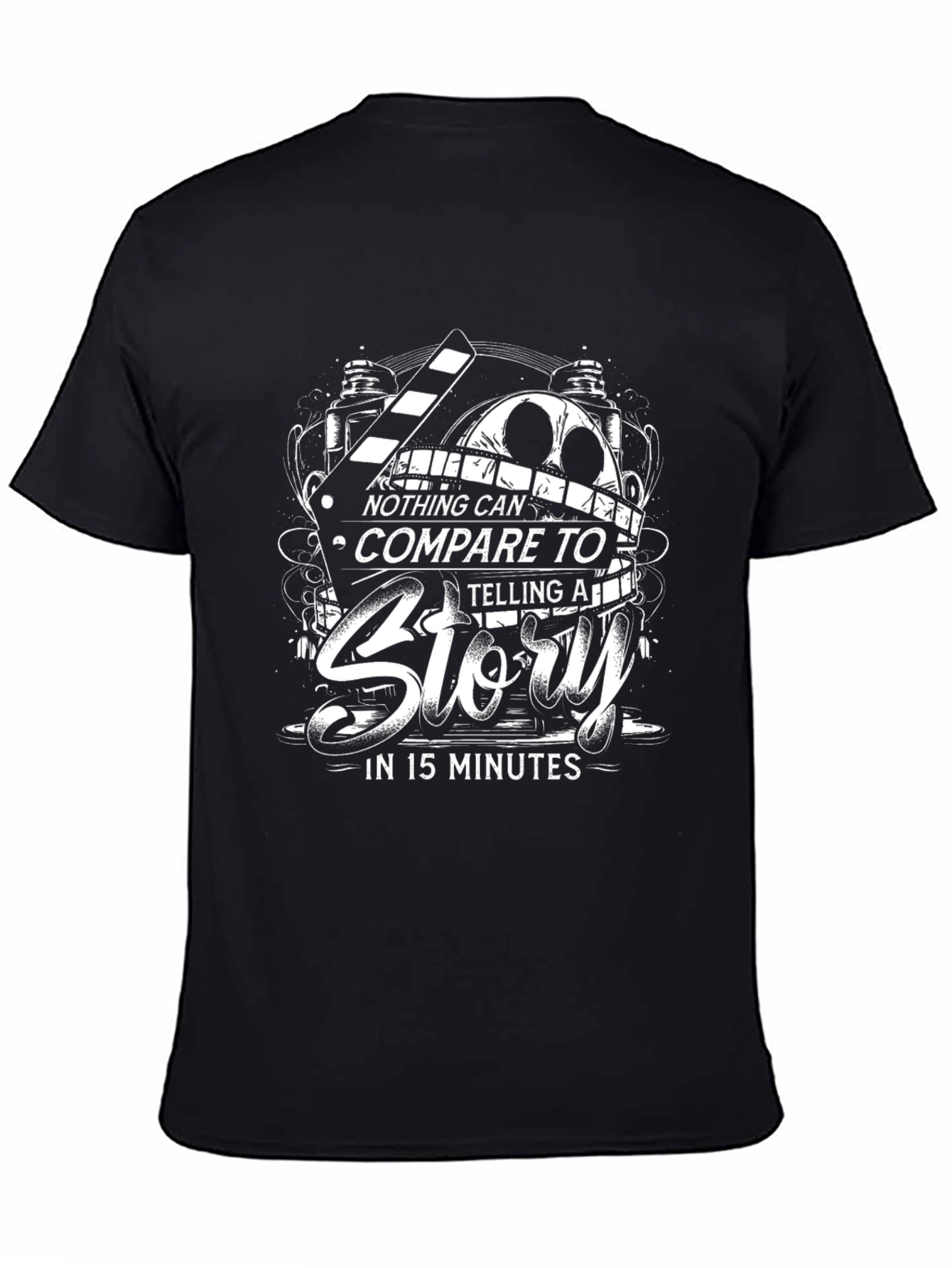Movie Story Teller Black T-Shirt