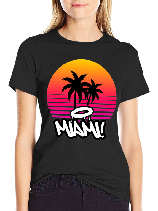 Miami Sunset Graphic Tee