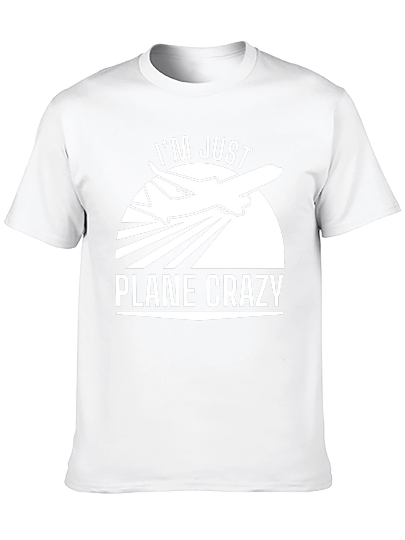 Plane Crazy Graphic Tee - Aviation Lover T-Shirt