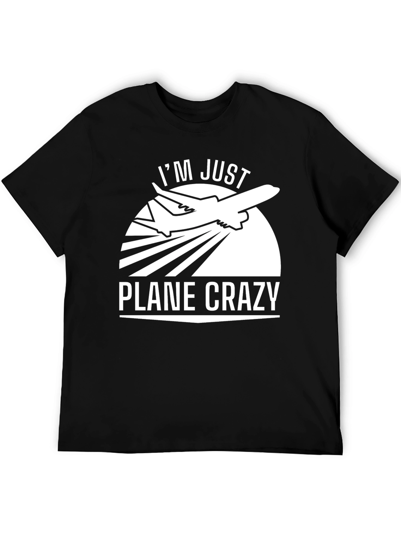 Plane Crazy Graphic Tee - Aviation Lover T-Shirt