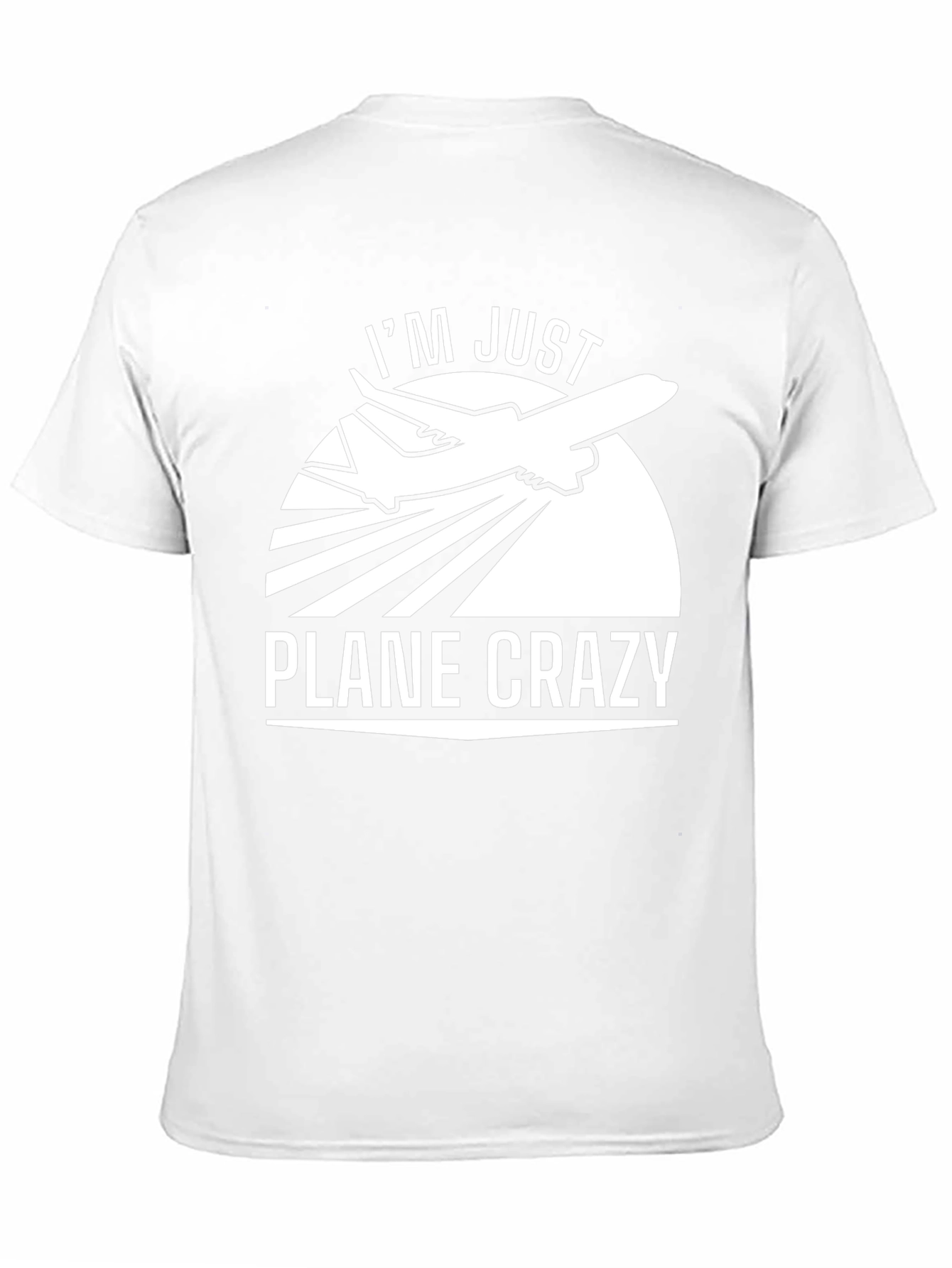 Plane Crazy Graphic Tee - Aviation Lover T-Shirt